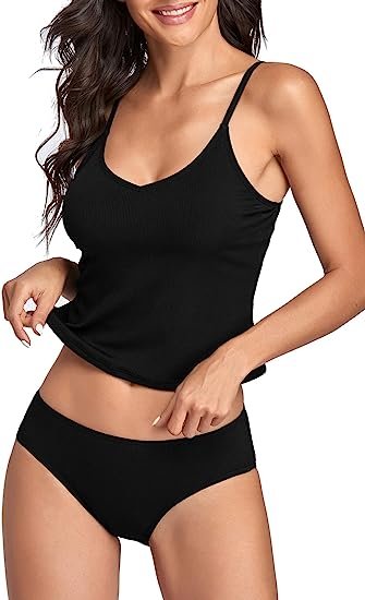Women's Sport One-Piece Swimsuit, Sport Crop Top Swimsuit with Shorts