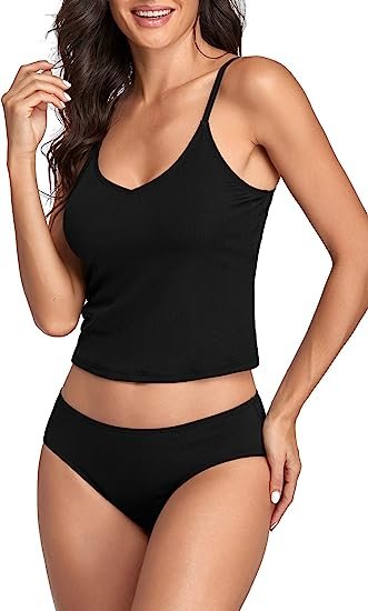 Women's Sport One-Piece Swimsuit, Sport Crop Top Swimsuit with Shorts